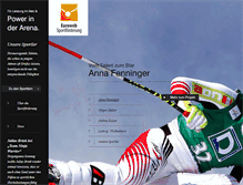 Tablet Screenshot of euroweb-sportfoerderung.com